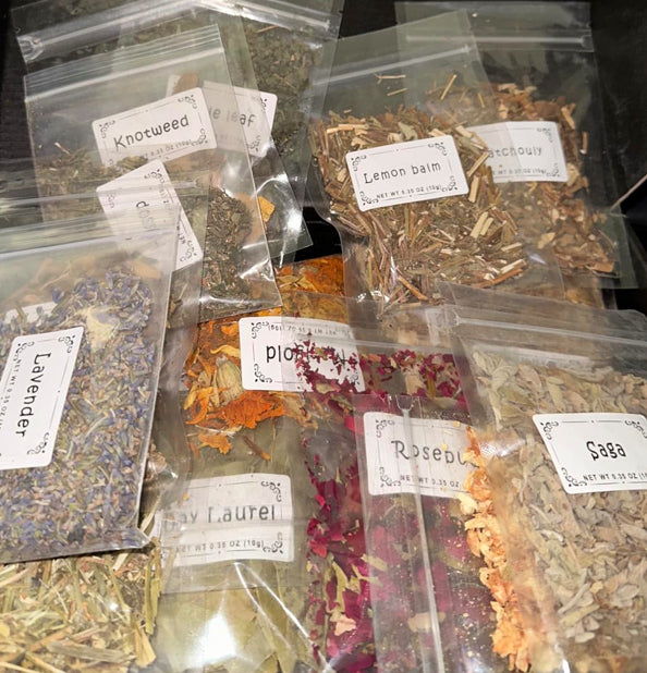 Bagged Herbs For Spell Workings