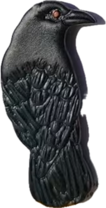 Crow Post Earrings