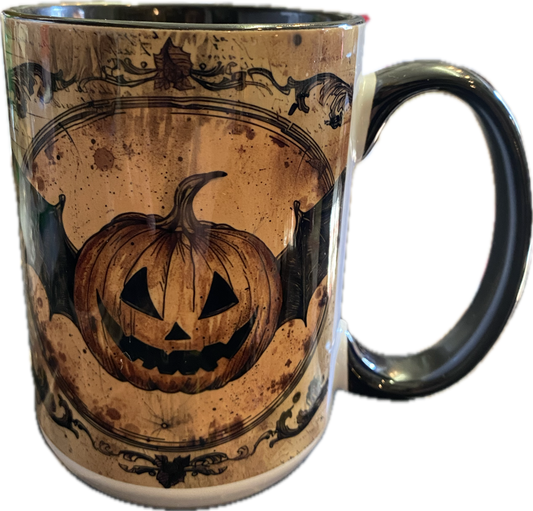 Pumpkin With Wings Mug