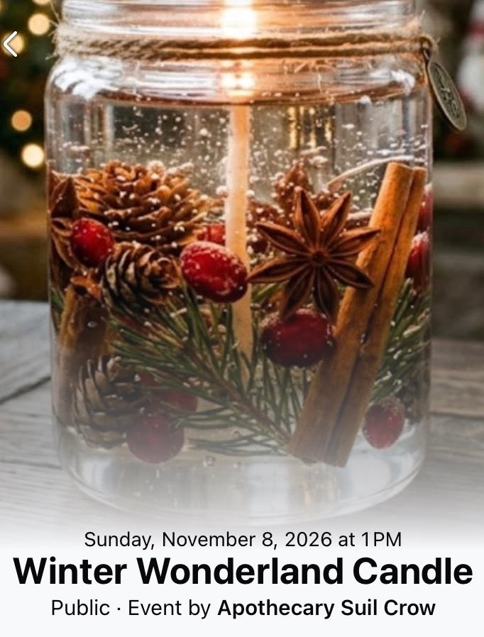 Clear Gel Botanical Candles