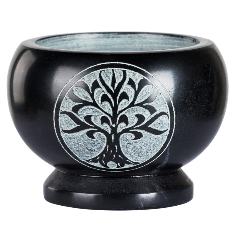 Stone Tree Of Life Mortar and Pestle
