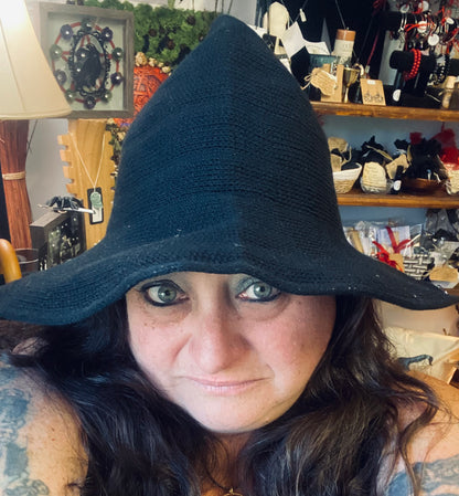 Handmade Wire Brim Witches Hat