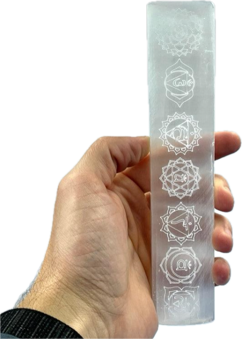 Chakra Selenite Charging Plate