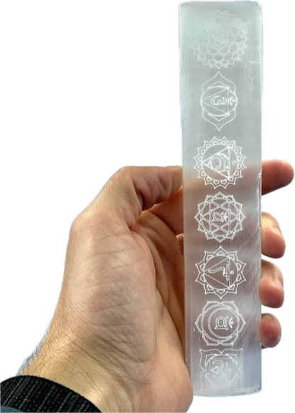 Chakra Selenite Charging Plate