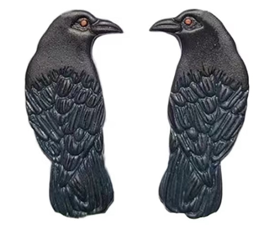 Crow Post Earrings