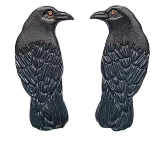 Crow Post Earrings
