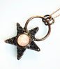The Earth & Star Pendant: Spun Copper Pentagram Necklace