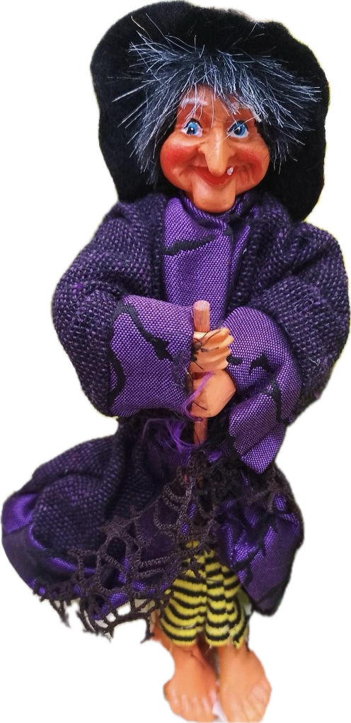 Hilda Kitchen Witch Purple