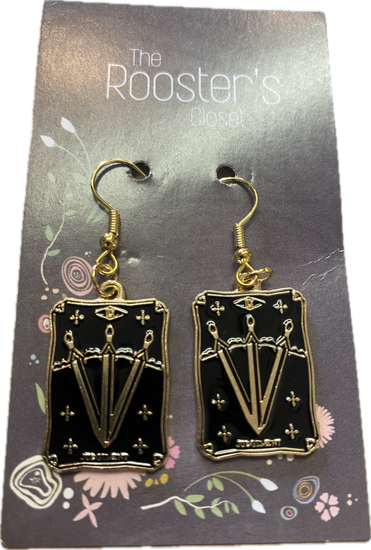 Judgment Tarot Card Dangle Earrings