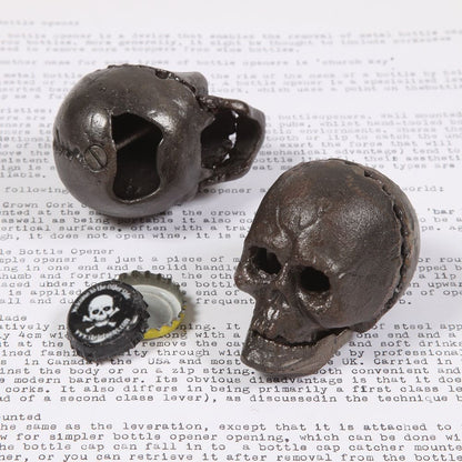 Cast Iron Skull Bottle Opener