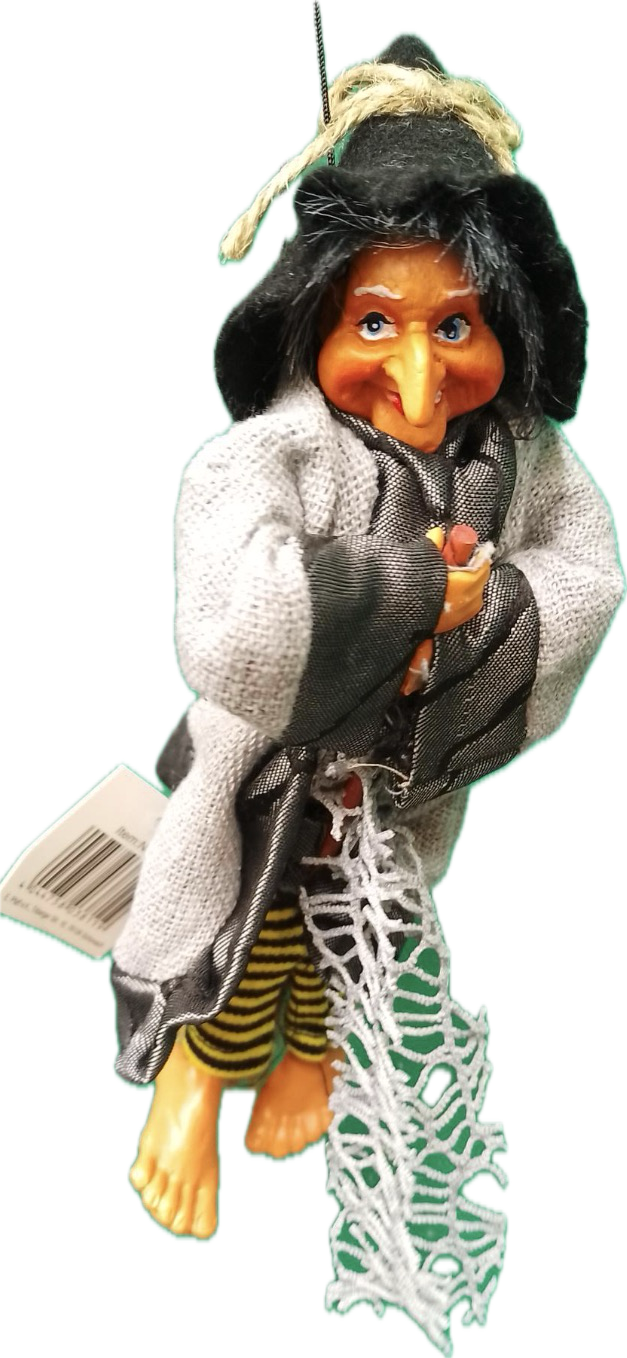 Hilda Kitchen Witch Grey