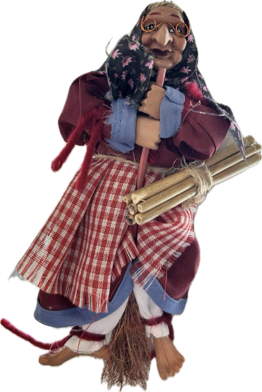Opalina Kitchen Witch Red