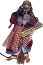 Opalina Kitchen Witch Red