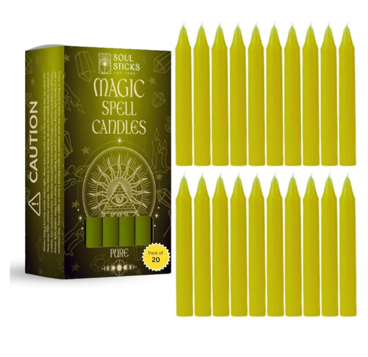 Magic Spell Chime Taper Candles 20 Pack