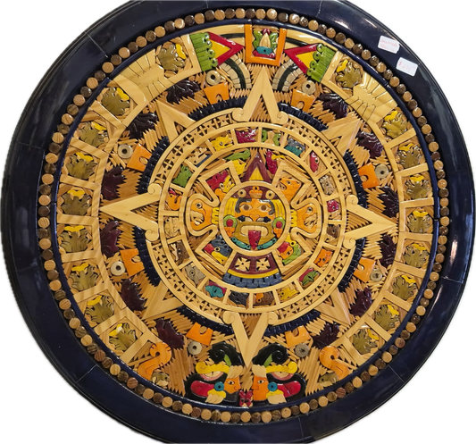 Aztec Calendar Stone Wall Hanging