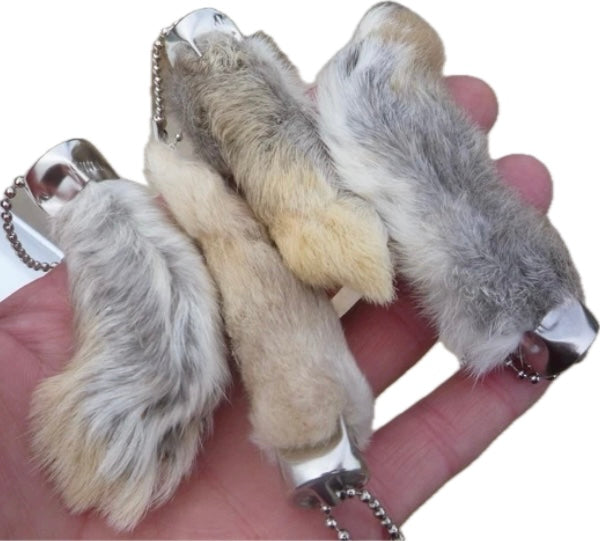 Rabbit Foot Key Chain
