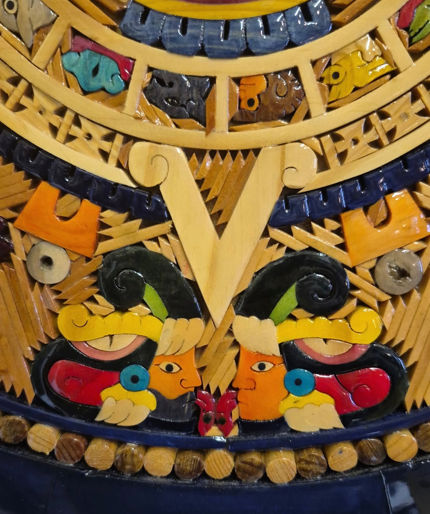 Aztec Calendar Stone Wall Hanging