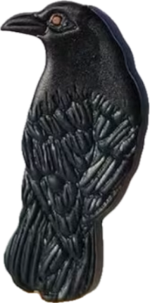 Crow Post Earrings