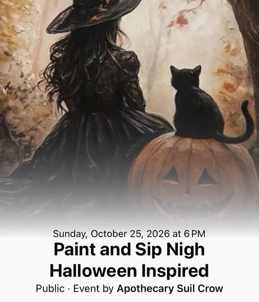 Halloween Paint and Sip