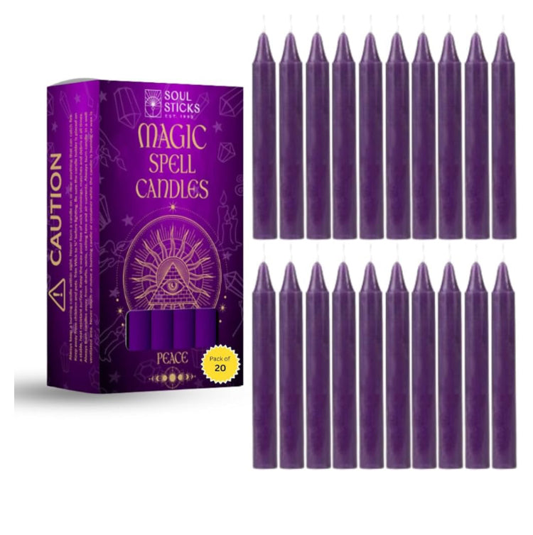 Magic Spell Chime Taper Candles 20 Pack