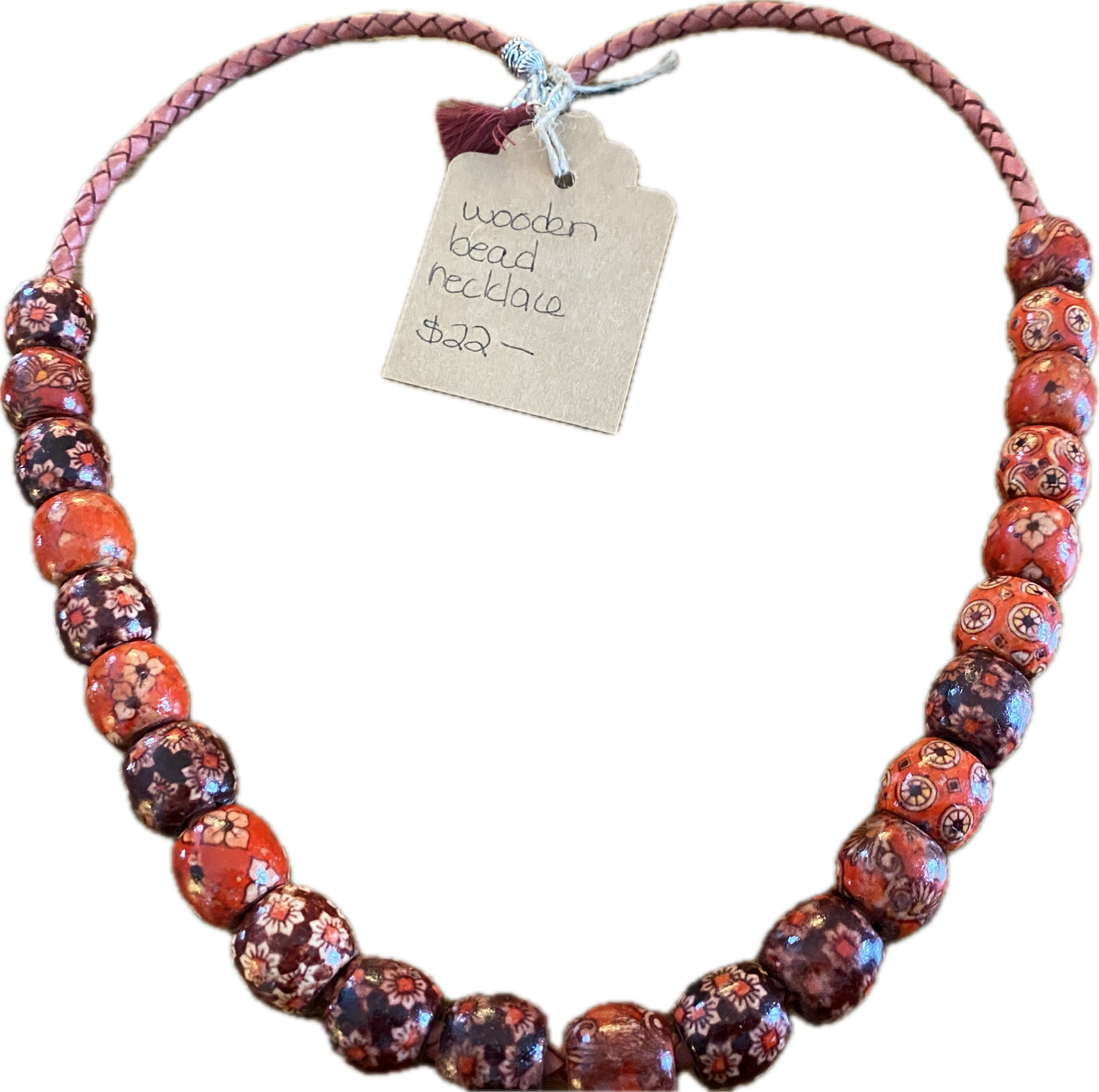 Wooden Beaded Necklace