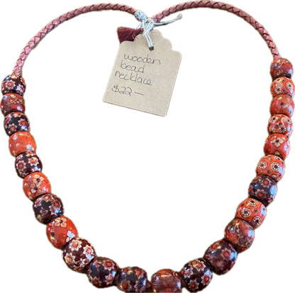 Wooden Beaded Necklace