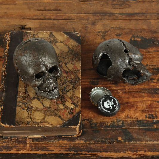 Cast Iron Skull Bottle Opener