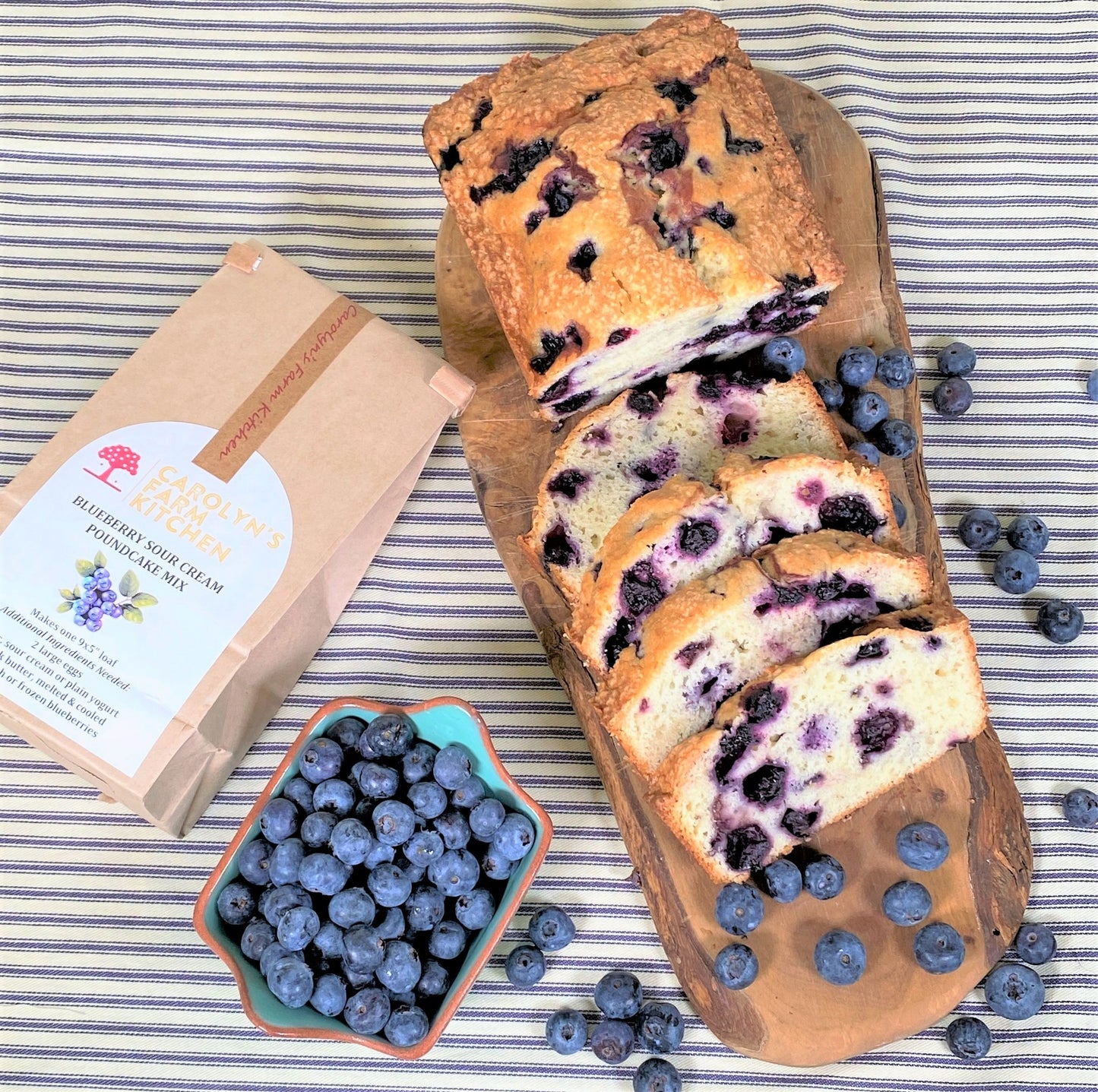 Blueberry Sour Cream Poundcake Mix